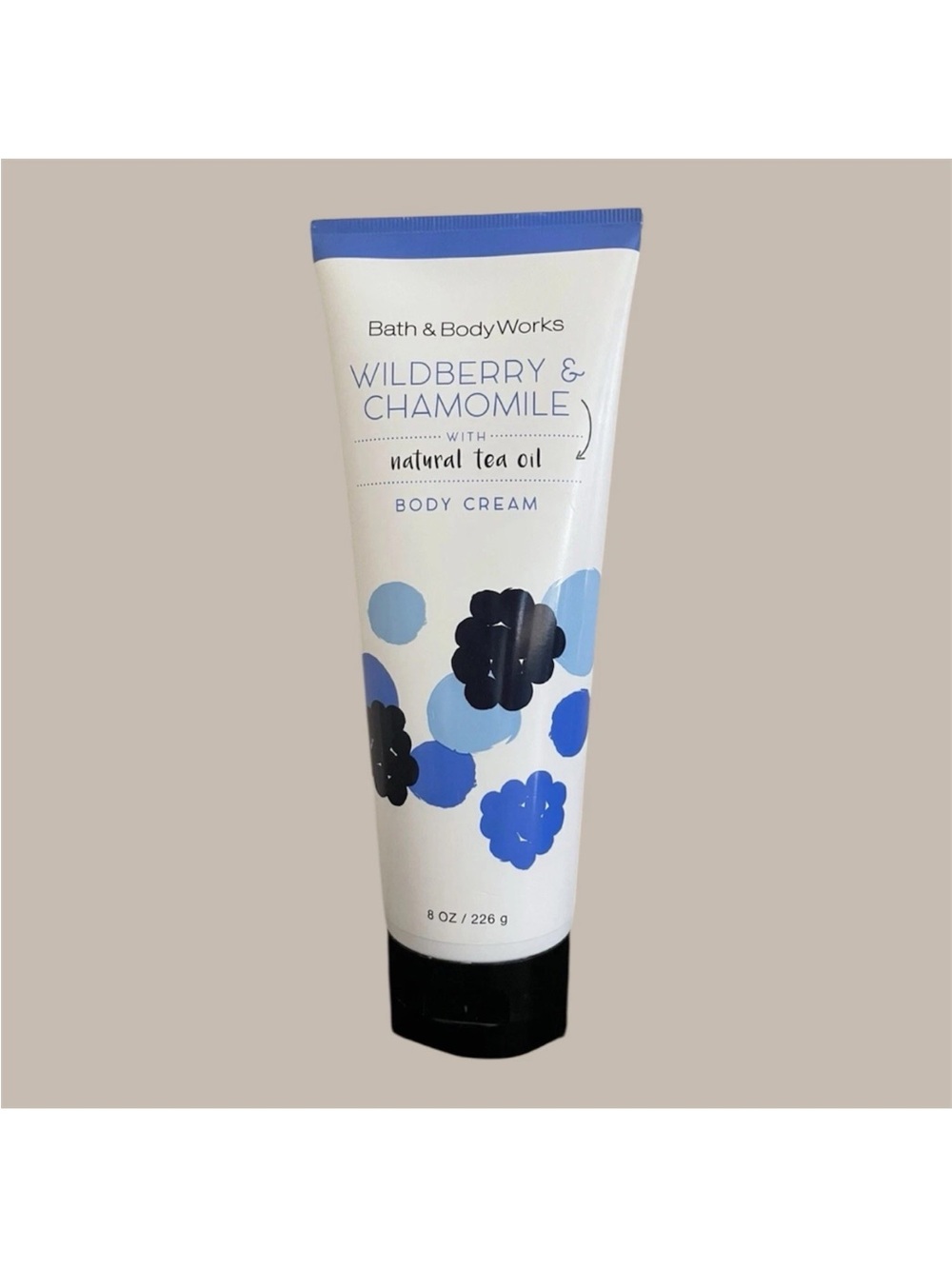 Bath & Body Works Wildberry & Chamomile Body Cream - Blue